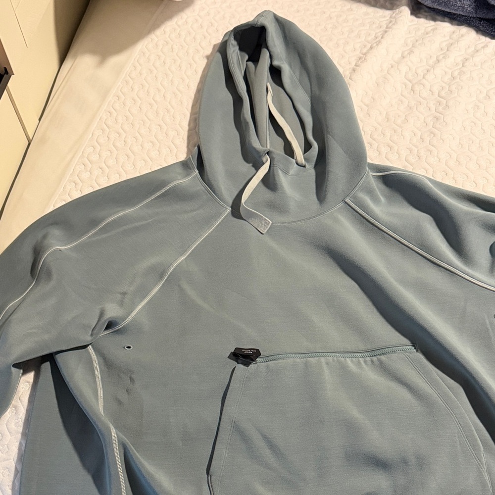 Athleta Blue Hoodie Sweatshirt